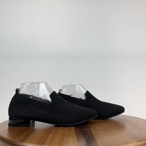 New Womens David‎ Tate Ultimate Black Knit Comfort Casual Flats Size 7.5 WW NWOB